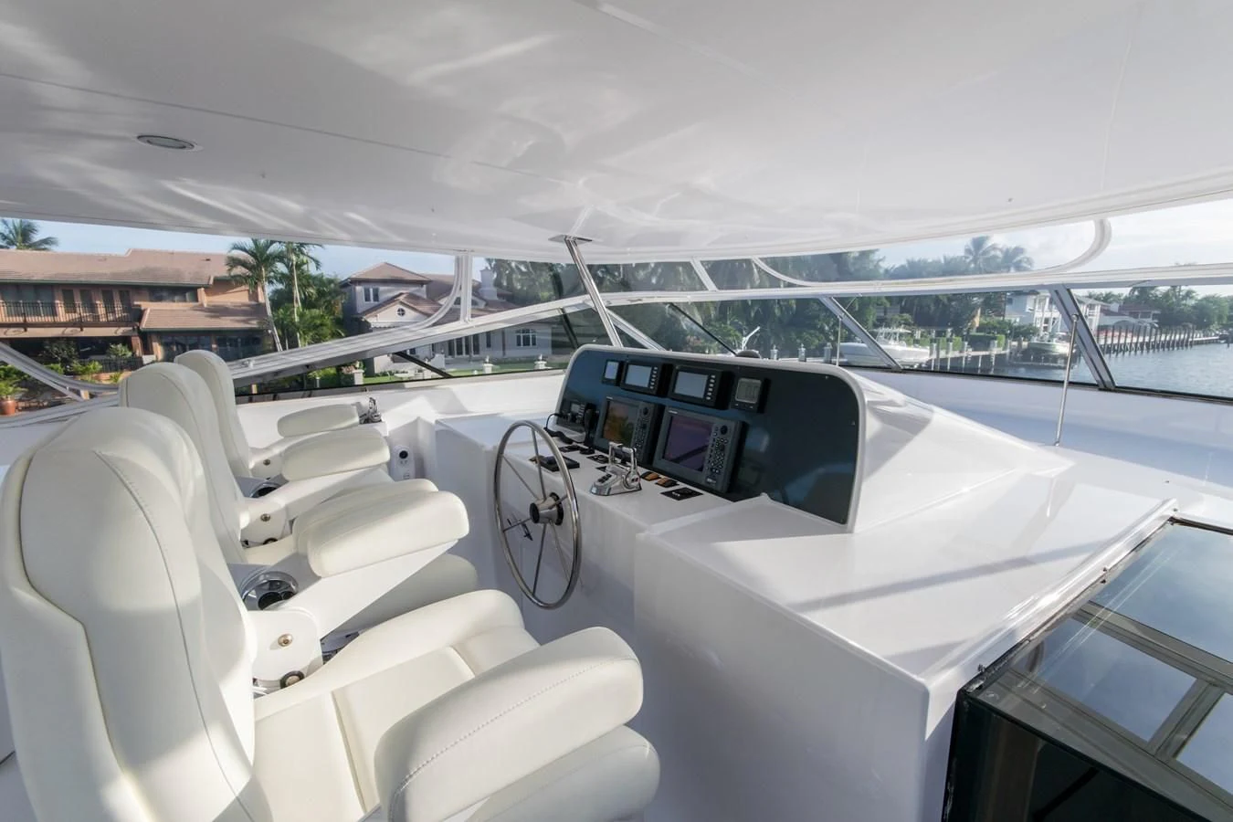 inside of a car aboard LIFE'S A JOURNEY Yacht for Sale