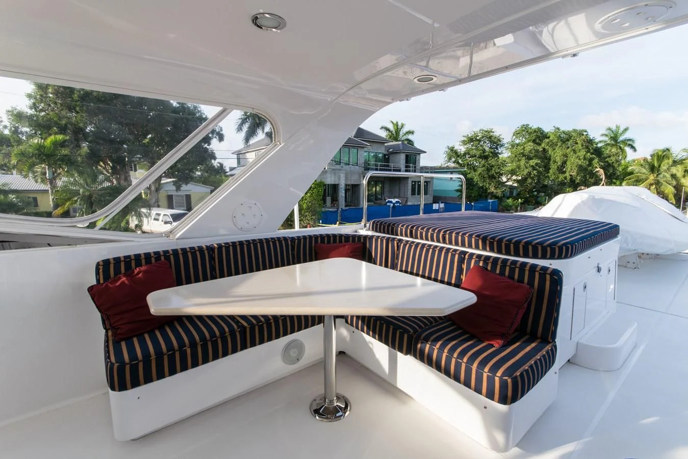 a bed on a boat aboard LIFE'S A JOURNEY Yacht for Sale