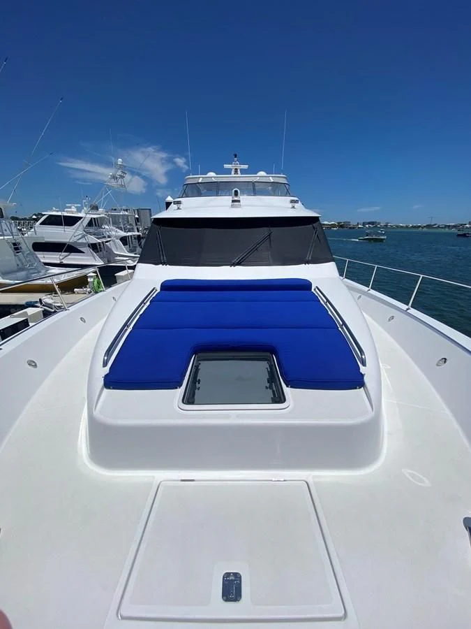 a boat in the water aboard LIFE'S A JOURNEY Yacht for Sale