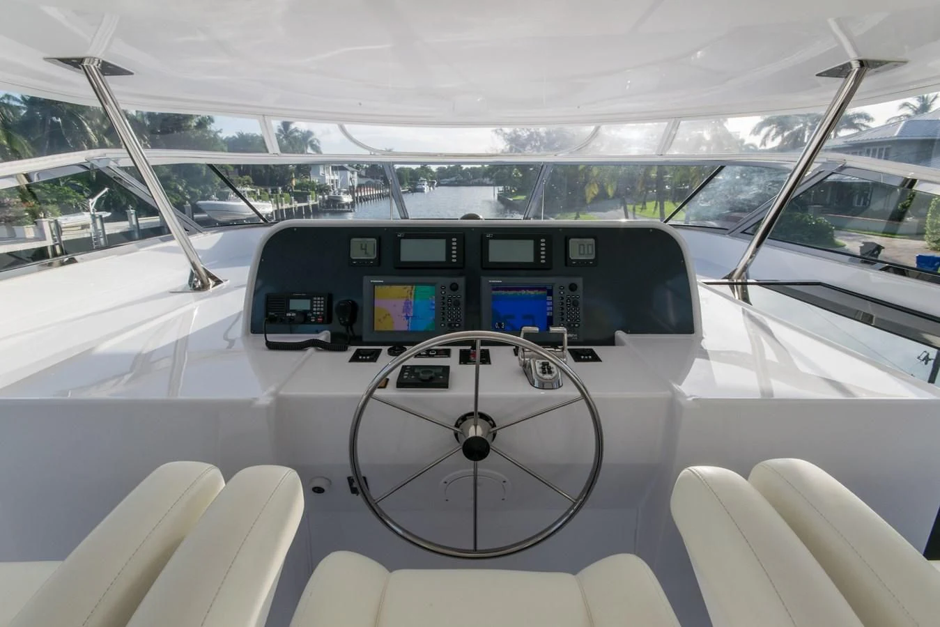 inside of a car aboard LIFE'S A JOURNEY Yacht for Sale