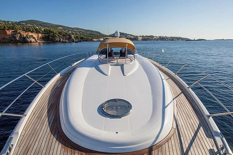 a boat on the water aboard OSCAR Yacht for Sale