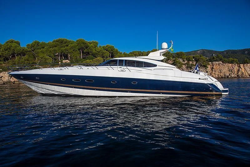 a boat on the water aboard OSCAR Yacht for Sale