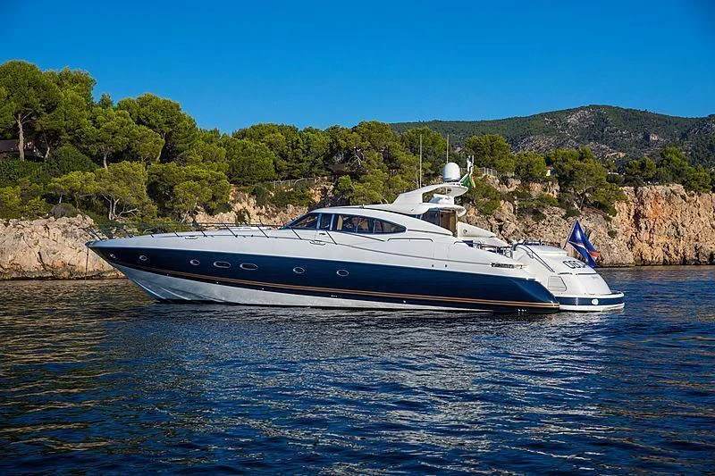 a boat on the water aboard OSCAR Yacht for Sale