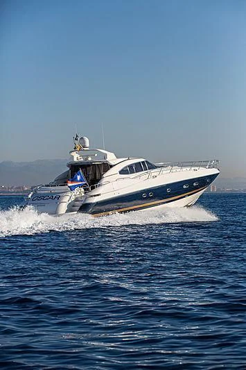 a boat on the water aboard OSCAR Yacht for Sale