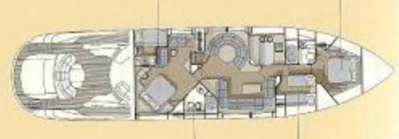 diagram aboard OSCAR Yacht for Sale