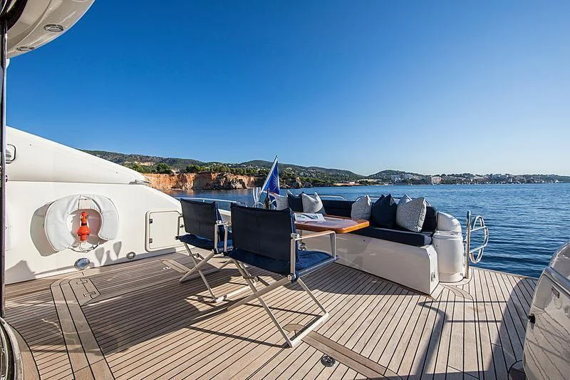 a boat on the water aboard OSCAR Yacht for Sale