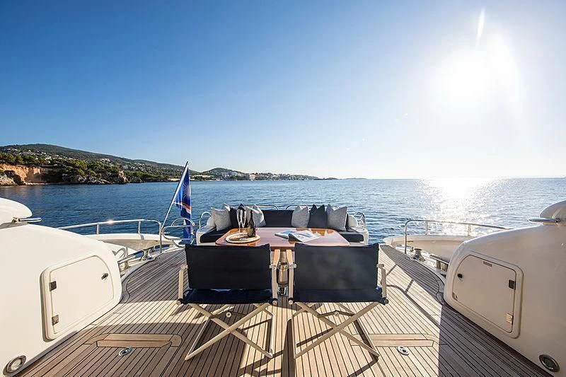 a boat on the water aboard OSCAR Yacht for Sale