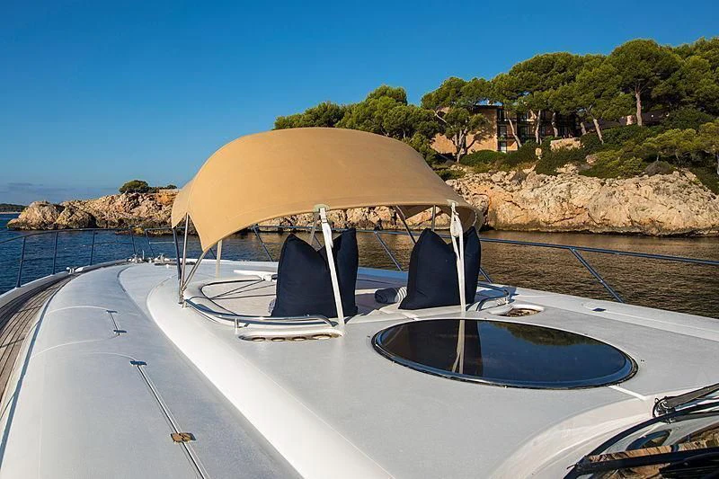 a boat on the water aboard OSCAR Yacht for Sale