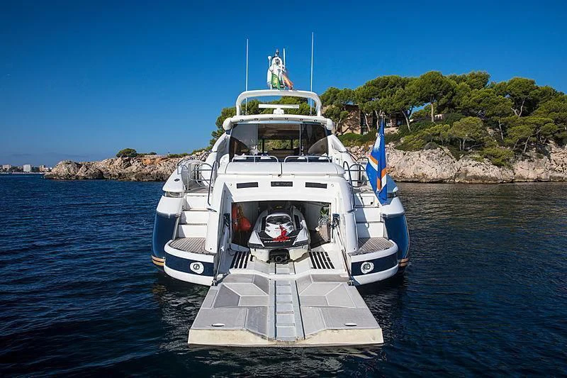 a boat in the water aboard OSCAR Yacht for Sale