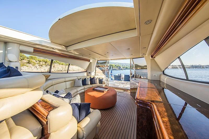 inside of a boat aboard OSCAR Yacht for Sale