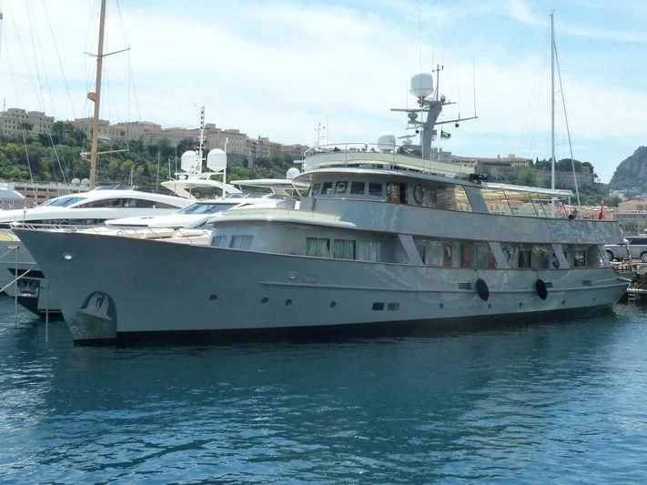 a couple of large boats in the water aboard JURA II Yacht for Sale