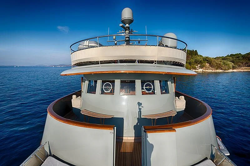 a boat on the water aboard JURA II Yacht for Sale
