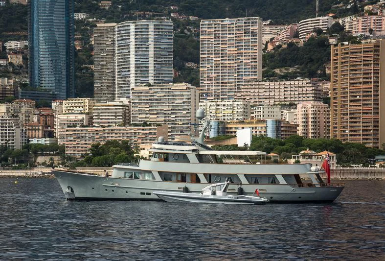a boat on the water aboard JURA II Yacht for Sale