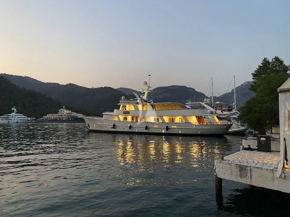 a boat on the water aboard JURA II Yacht for Sale