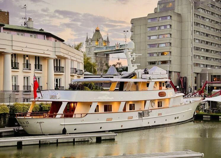 a boat on the water aboard JURA II Yacht for Sale