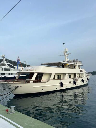 a boat on the water aboard JURA II Yacht for Sale