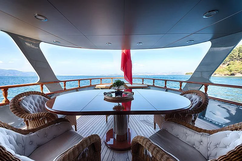 a boat on the water aboard JURA II Yacht for Sale