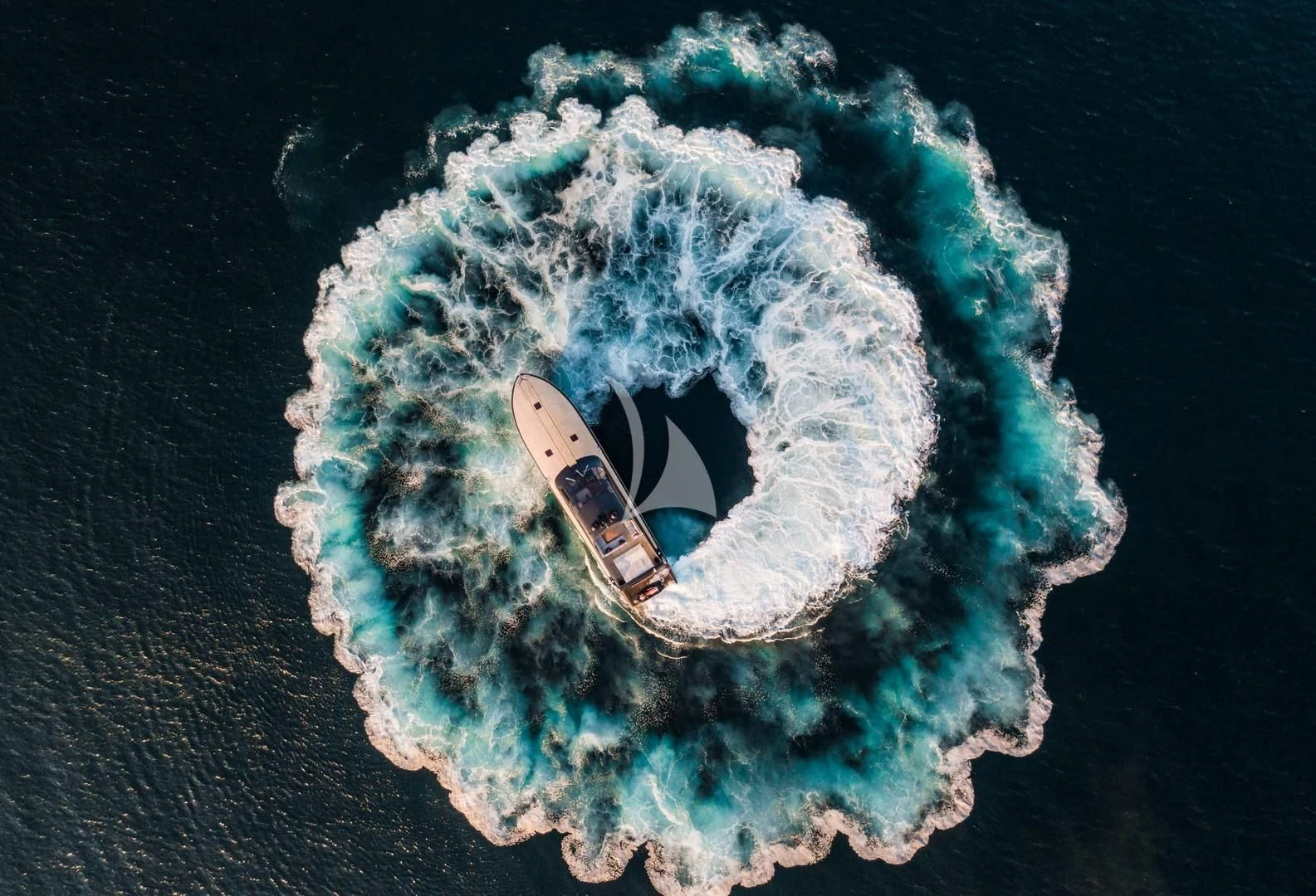 a satellite in outer space aboard BLUE MAMBA Yacht for Sale