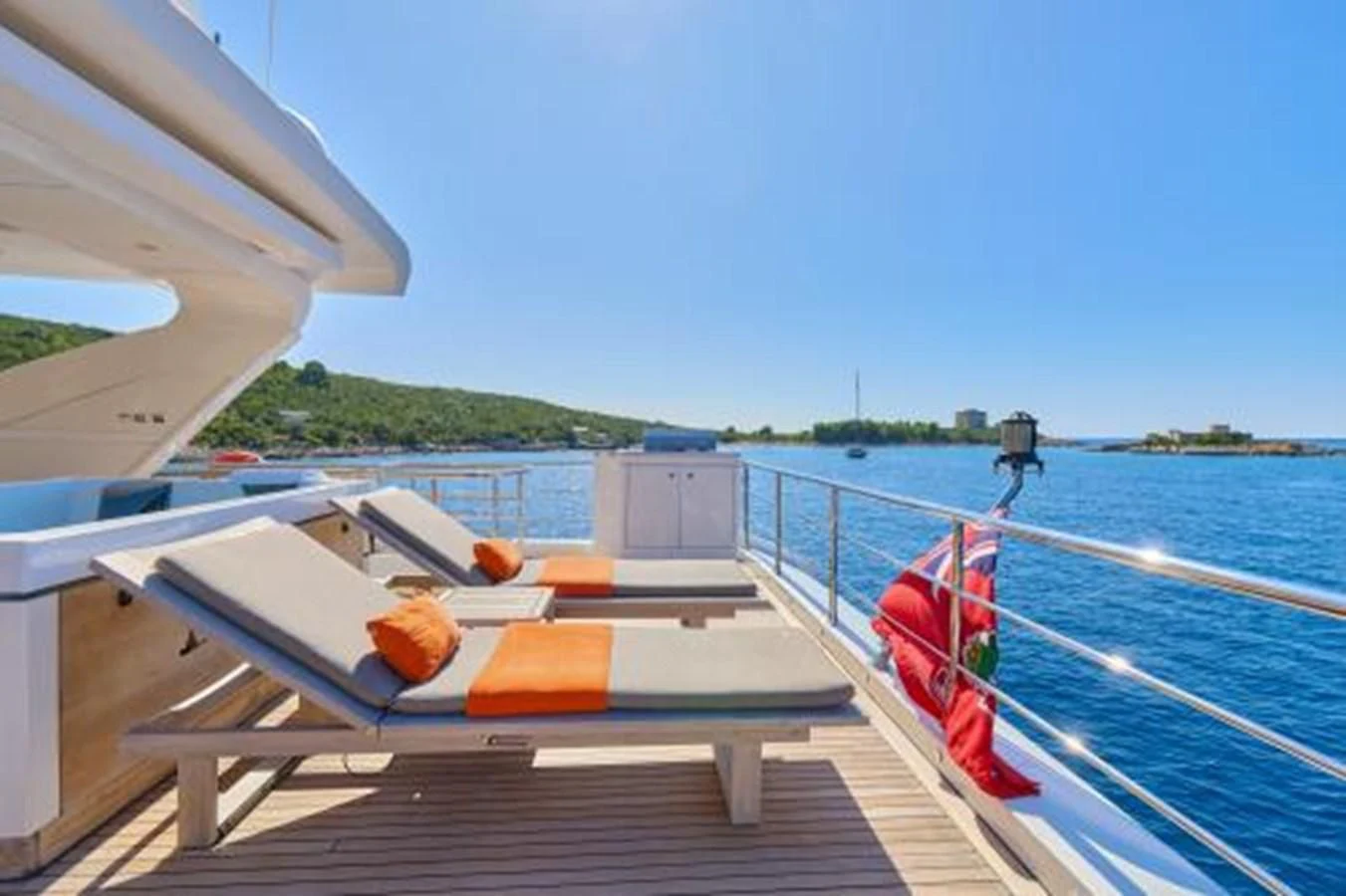 a boat on the water aboard SILVIA Yacht for Sale