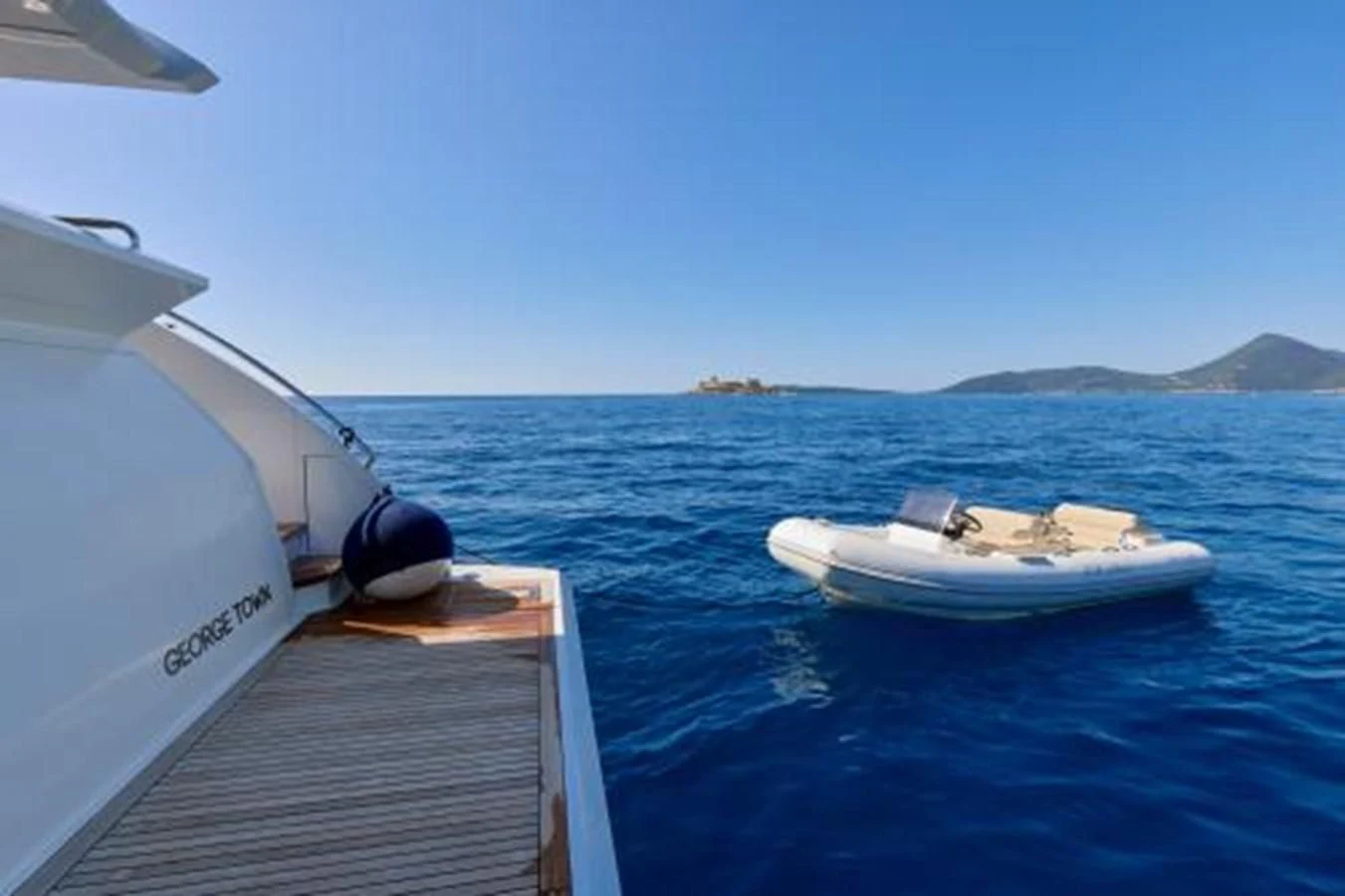 a boat on the water aboard SILVIA Yacht for Sale