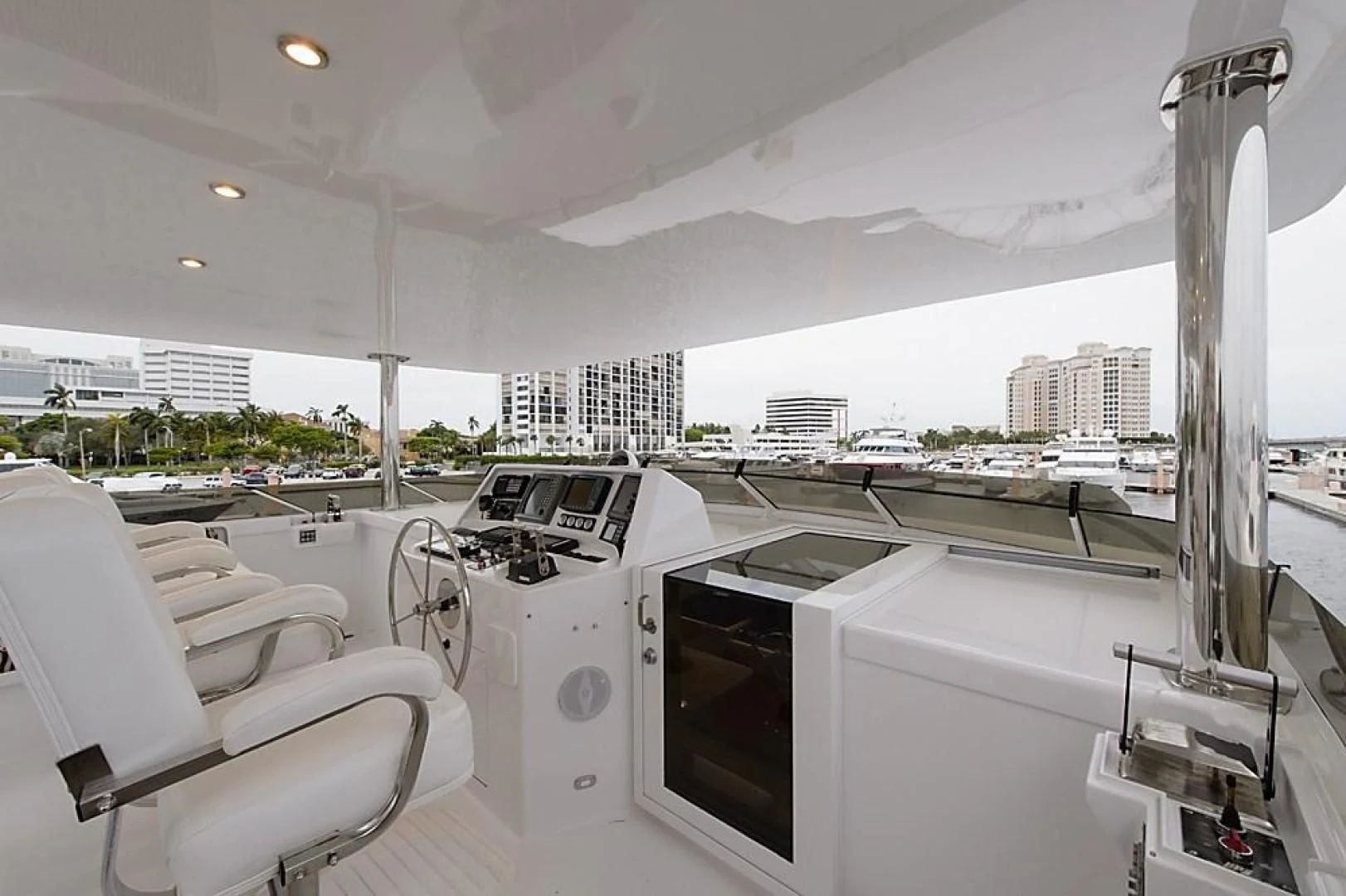 a room with a large white printer aboard MALDAU Yacht for Sale