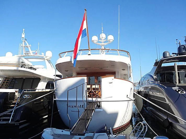 several boats are parked in a harbor aboard SIDARTA Yacht for Sale