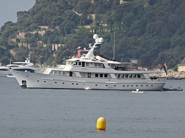 a boat in the water aboard SIDARTA Yacht for Sale
