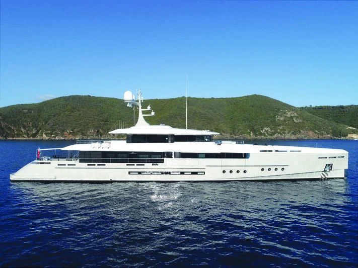 a white yacht on the water aboard ENDEAVOUR 2 Yacht for Sale