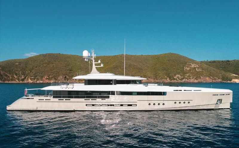 a boat on the water aboard ENDEAVOUR 2 Yacht for Sale