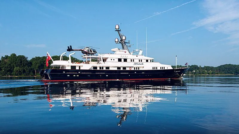 a boat on the water aboard ENDEAVOUR 2 Yacht for Sale