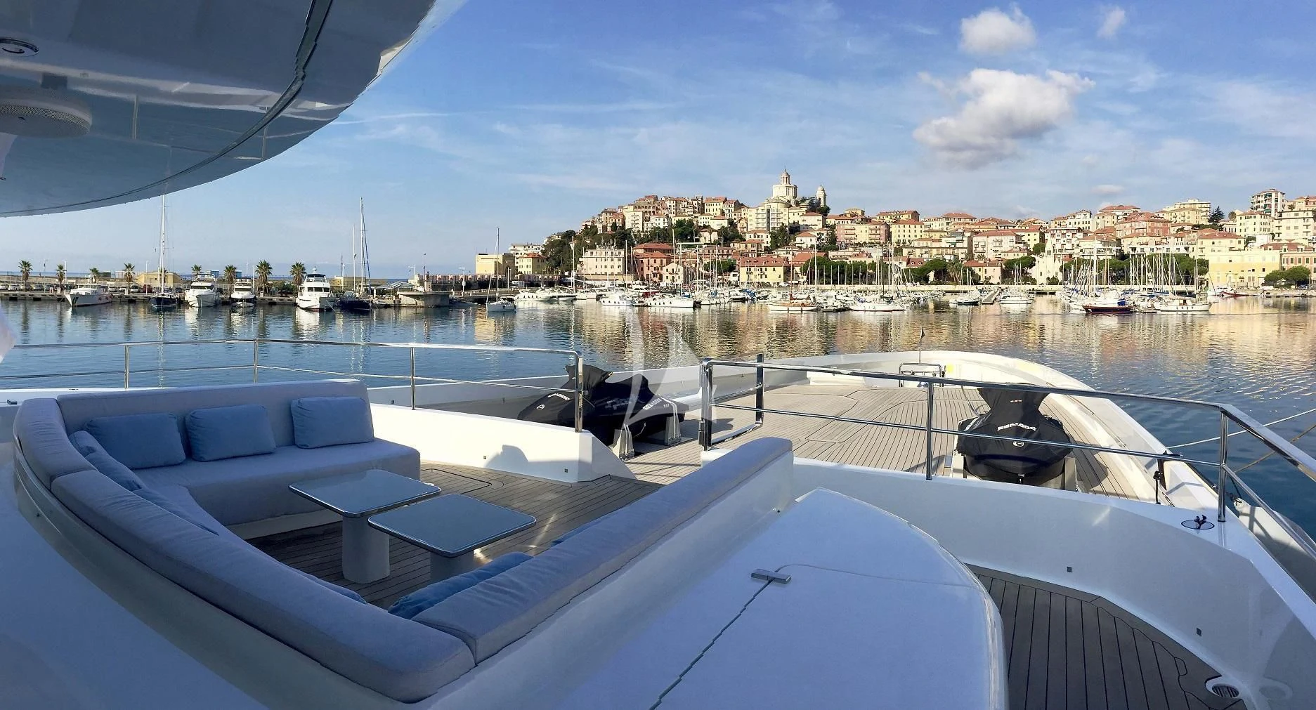 a boat on the water aboard ENDEAVOUR 2 Yacht for Sale