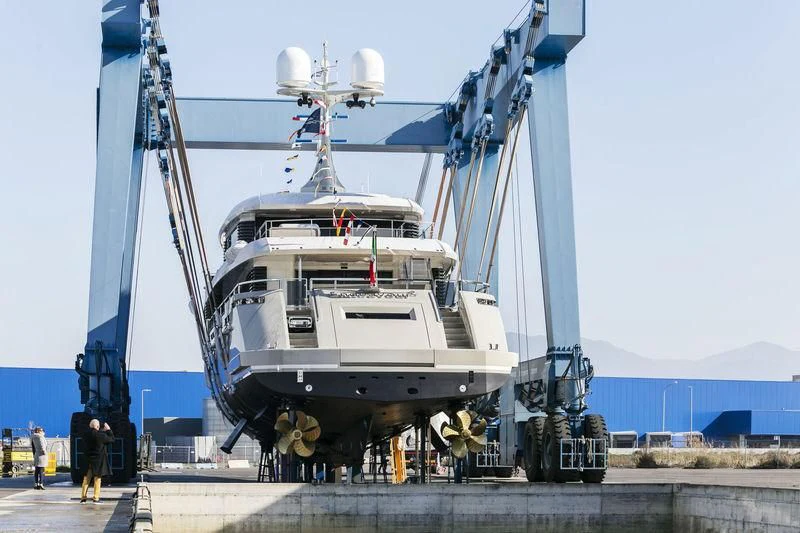 a large white boat aboard ENDEAVOUR 2 Yacht for Sale