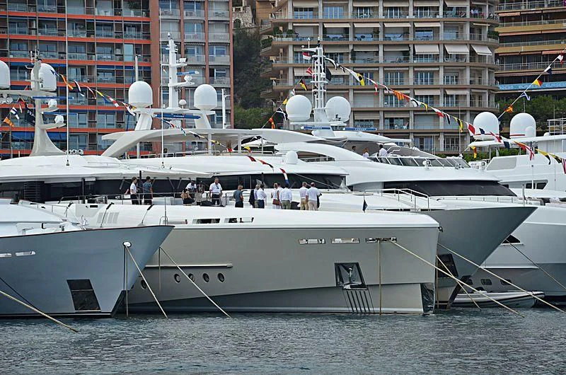 a group of people on a boat aboard ENDEAVOUR 2 Yacht for Sale