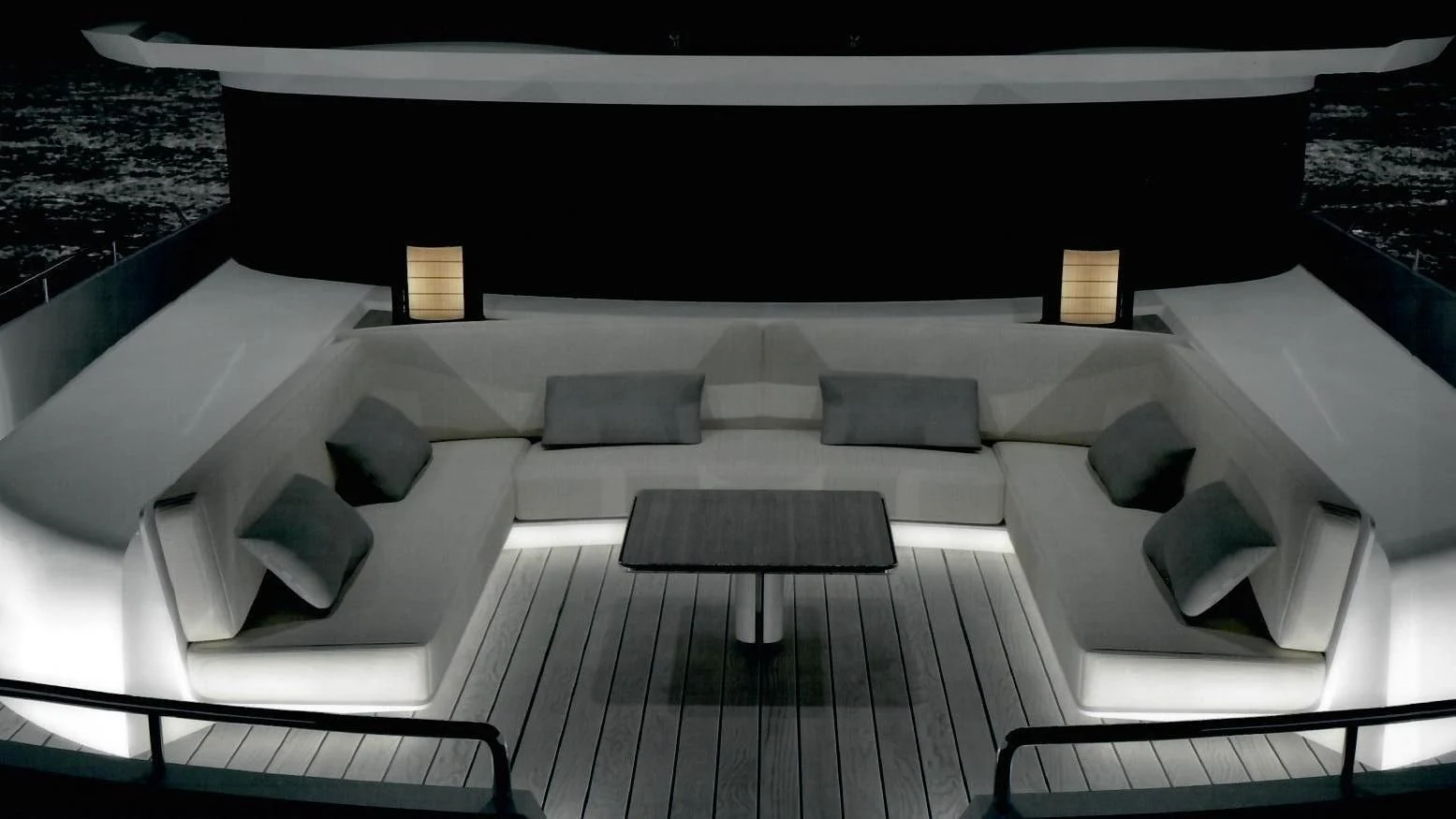 a room with a large bed aboard ENDEAVOUR 2 Yacht for Sale