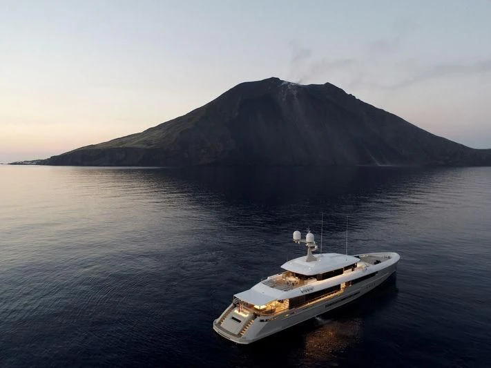 a boat in the water aboard ENDEAVOUR 2 Yacht for Sale