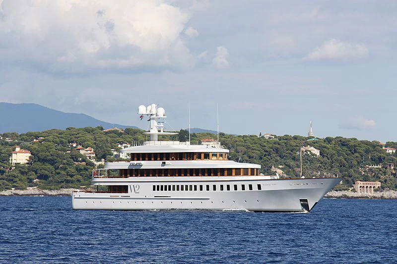 a boat in the water aboard WEDGE TOO Yacht for Sale