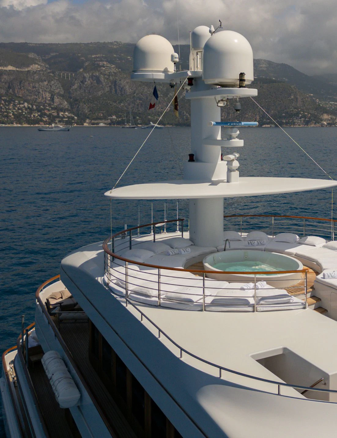 a boat on the water aboard WEDGE TOO Yacht for Sale