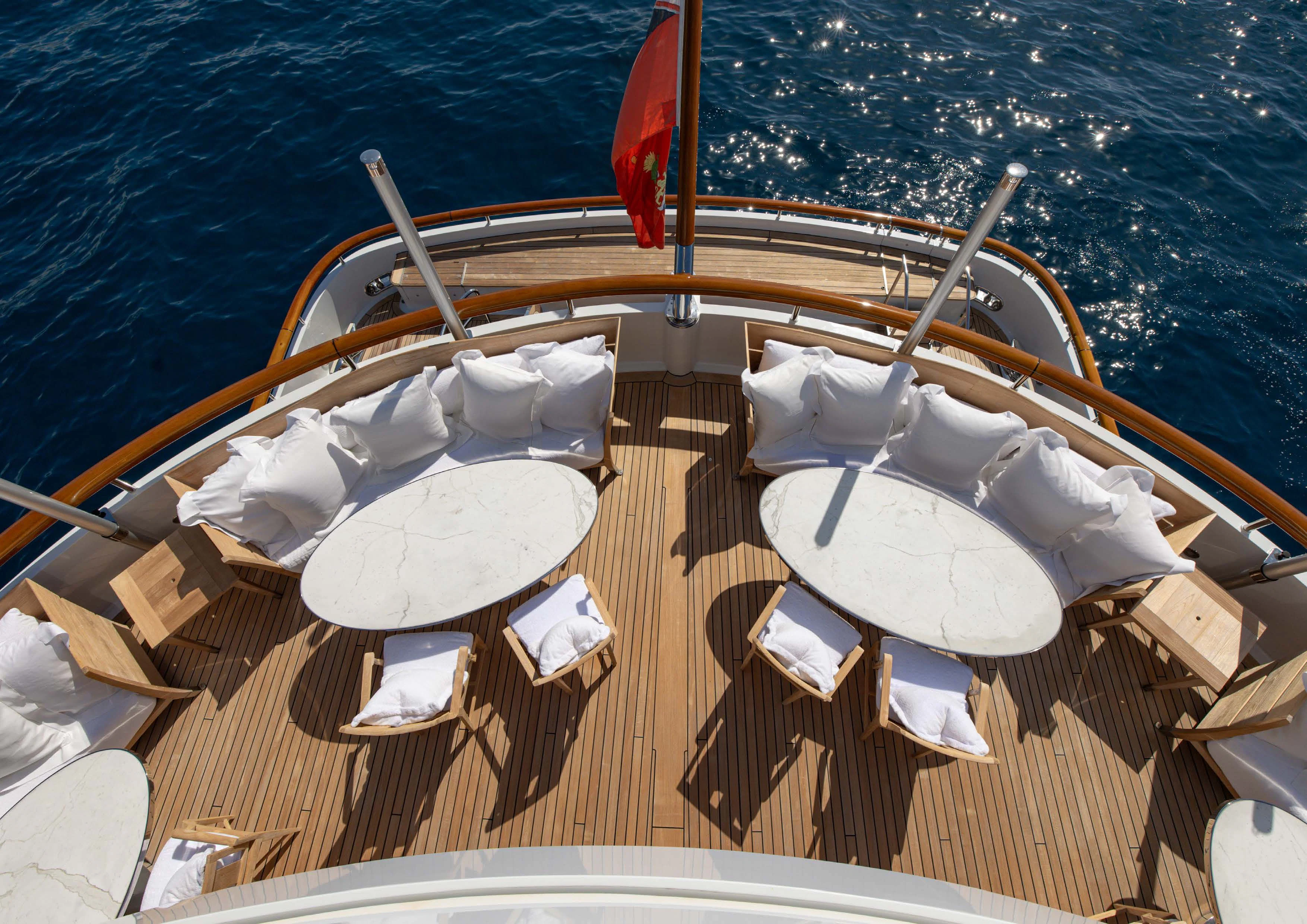 a boat on the water aboard WEDGE TOO Yacht for Sale