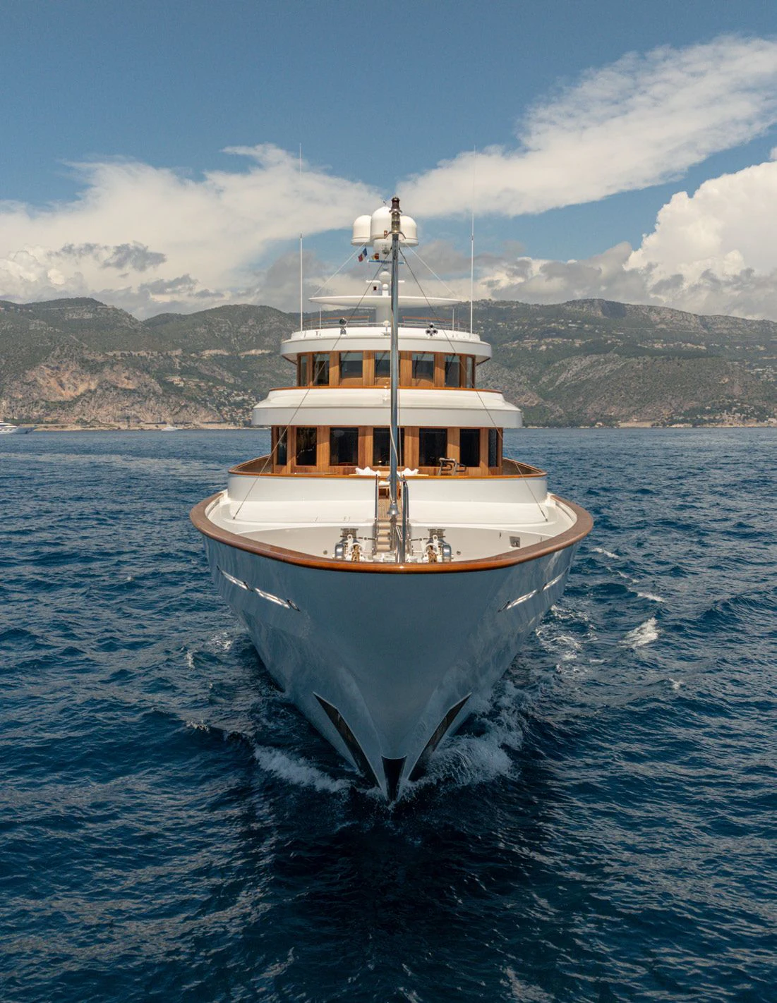 a boat in the water aboard WEDGE TOO Yacht for Sale