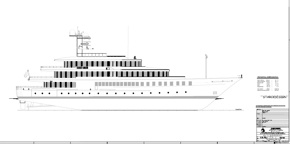 diagram aboard WEDGE TOO Yacht for Sale