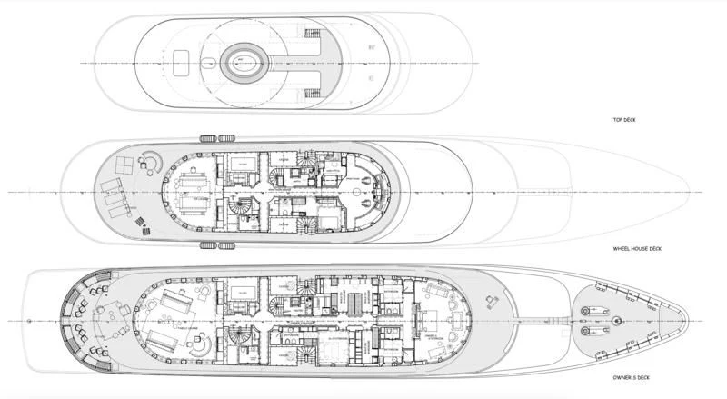 diagram aboard WEDGE TOO Yacht for Sale