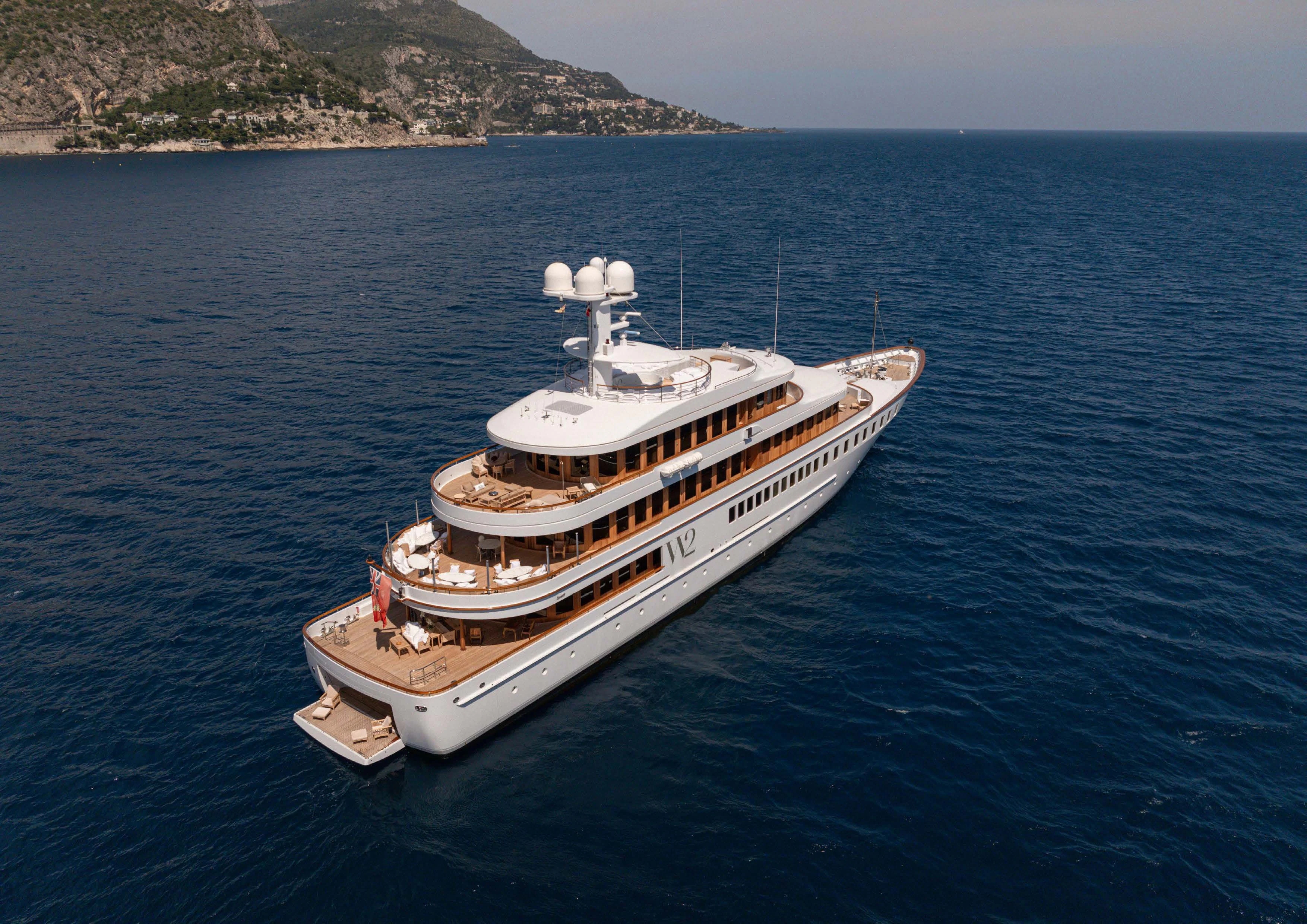 a boat in the water aboard WEDGE TOO Yacht for Sale