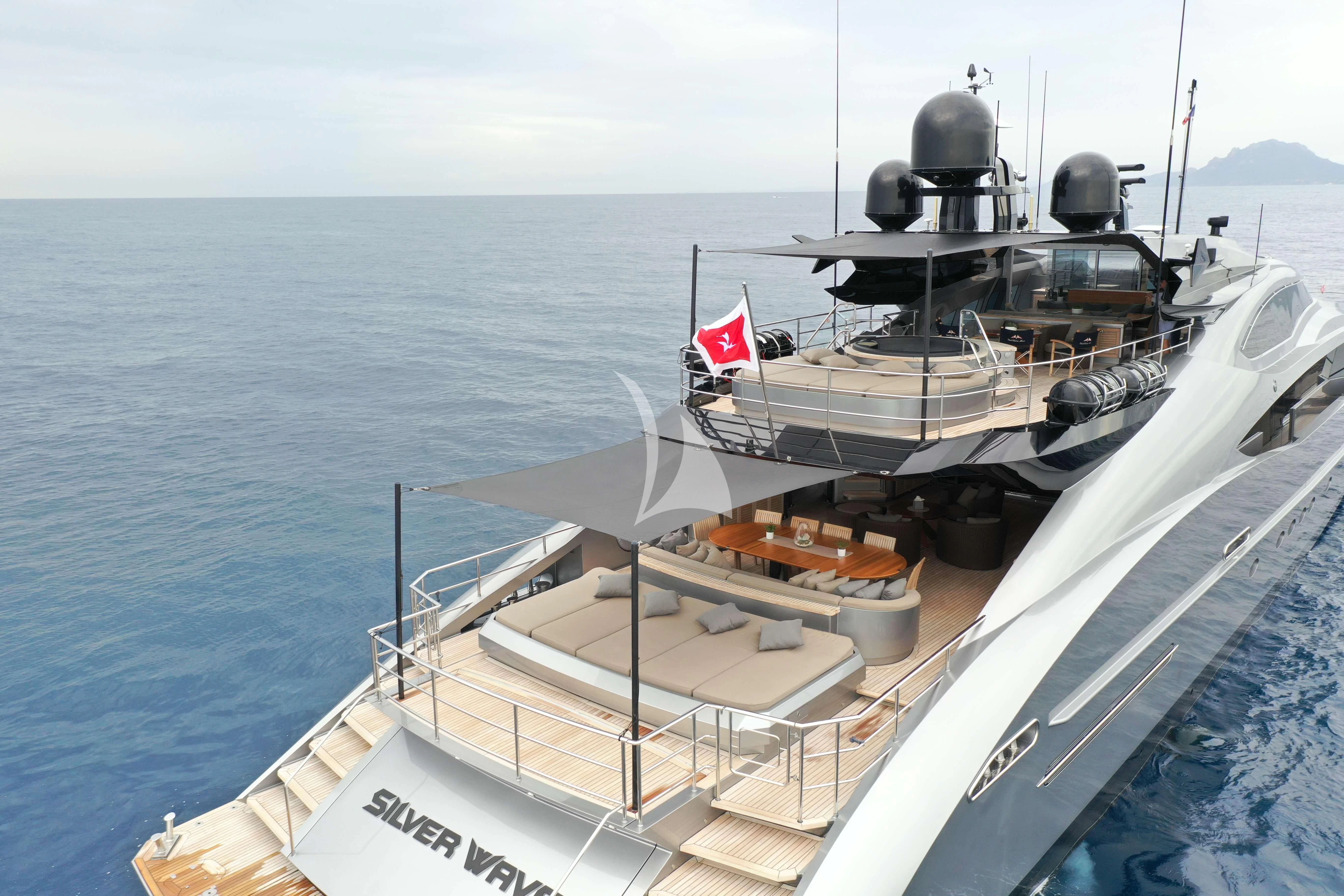 a boat on the water aboard FIVE Yacht for Sale