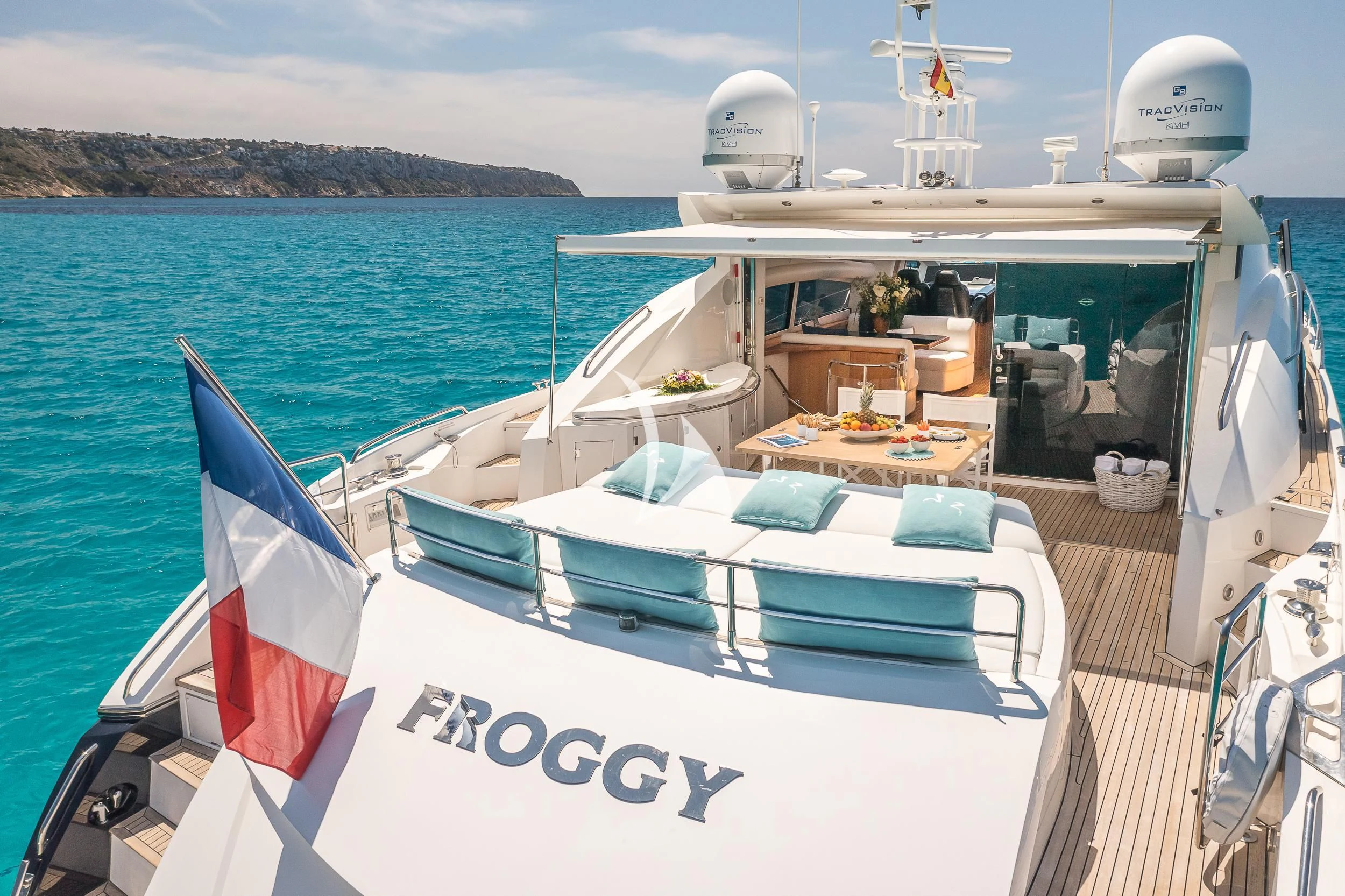 a boat on the water aboard FROGGY Yacht for Sale