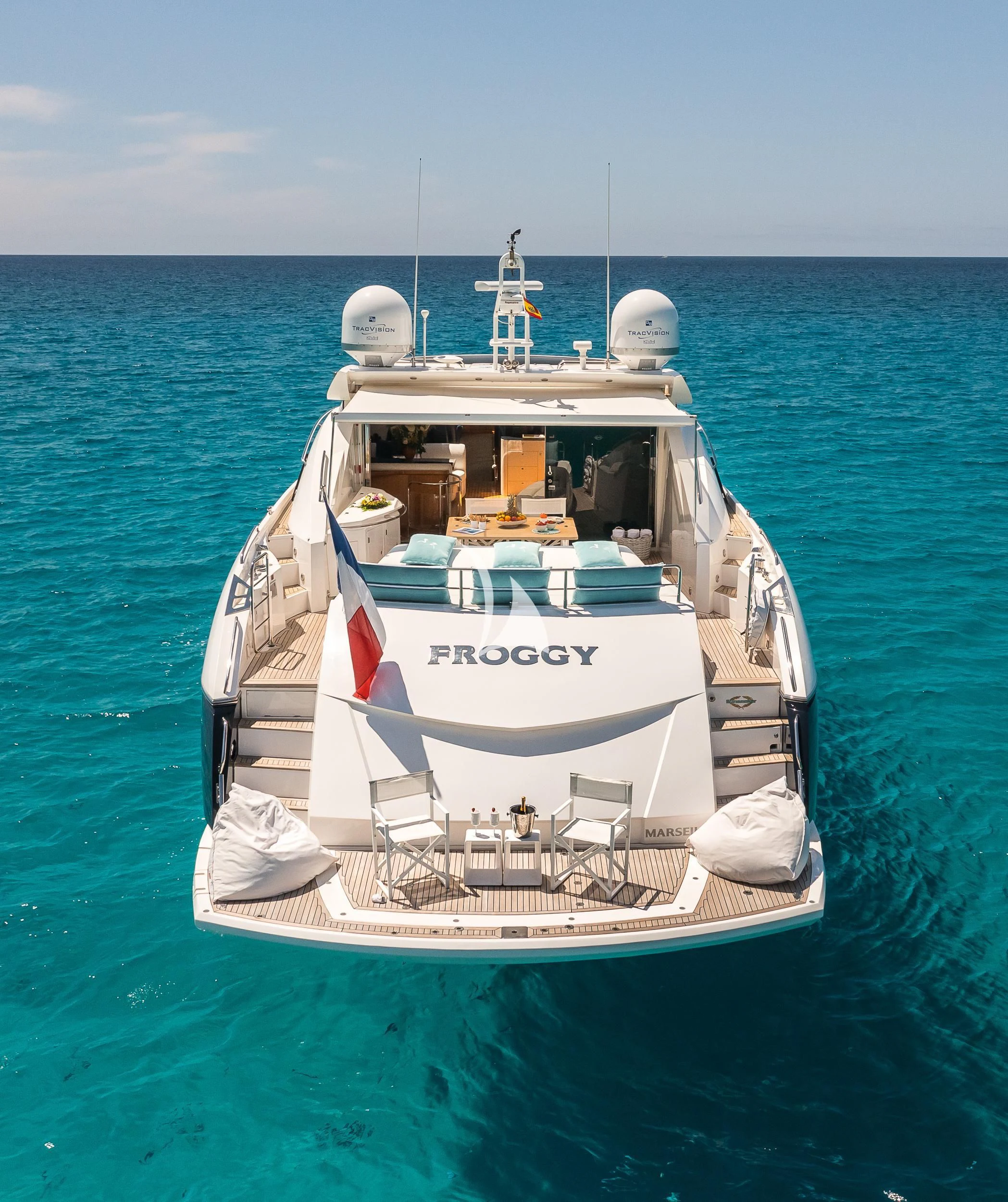 a boat in the water aboard FROGGY Yacht for Sale