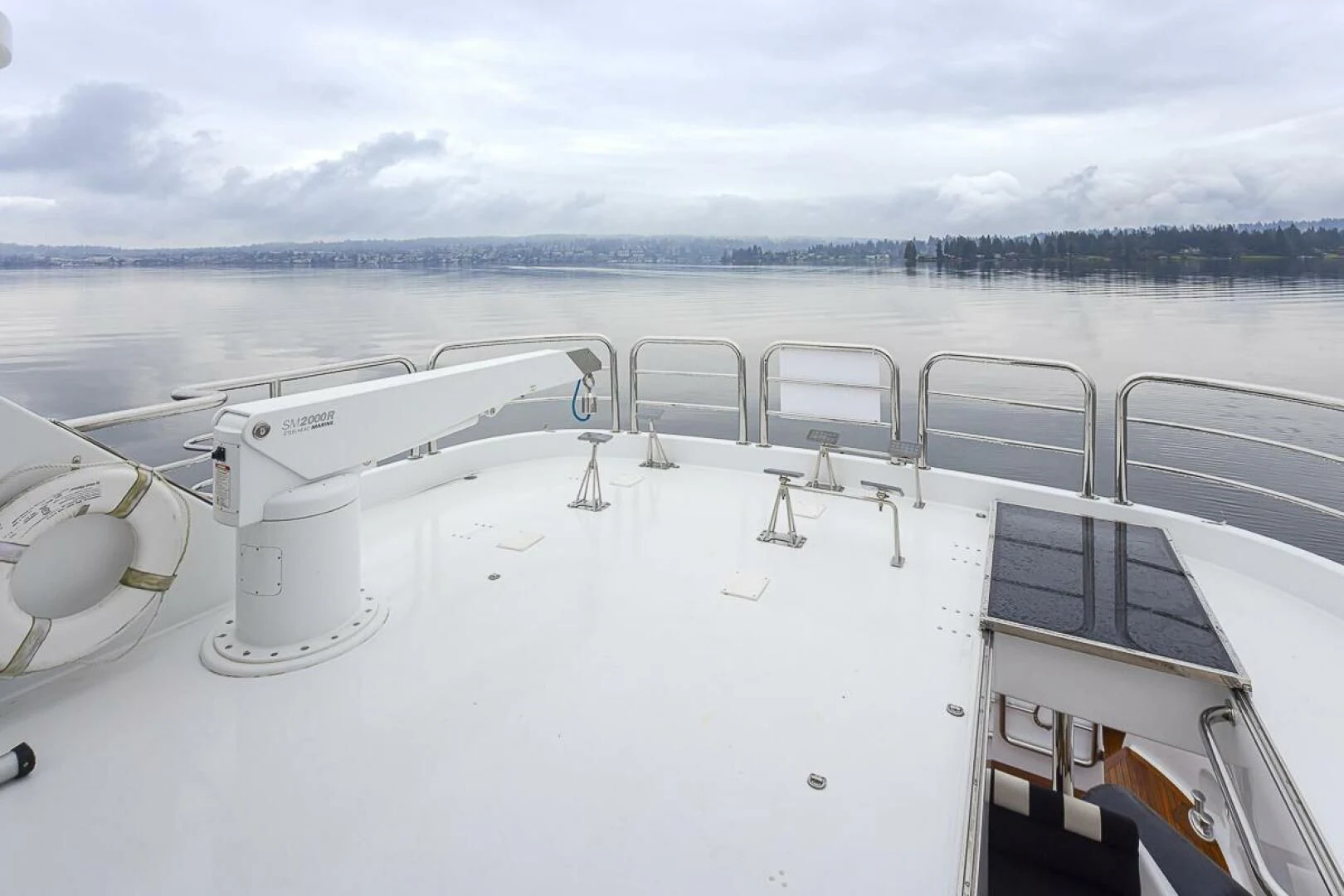 a boat on the water aboard SEA SPUR Yacht for Sale