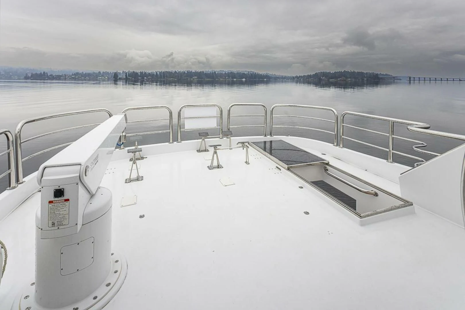 a boat on the water aboard SEA SPUR Yacht for Sale