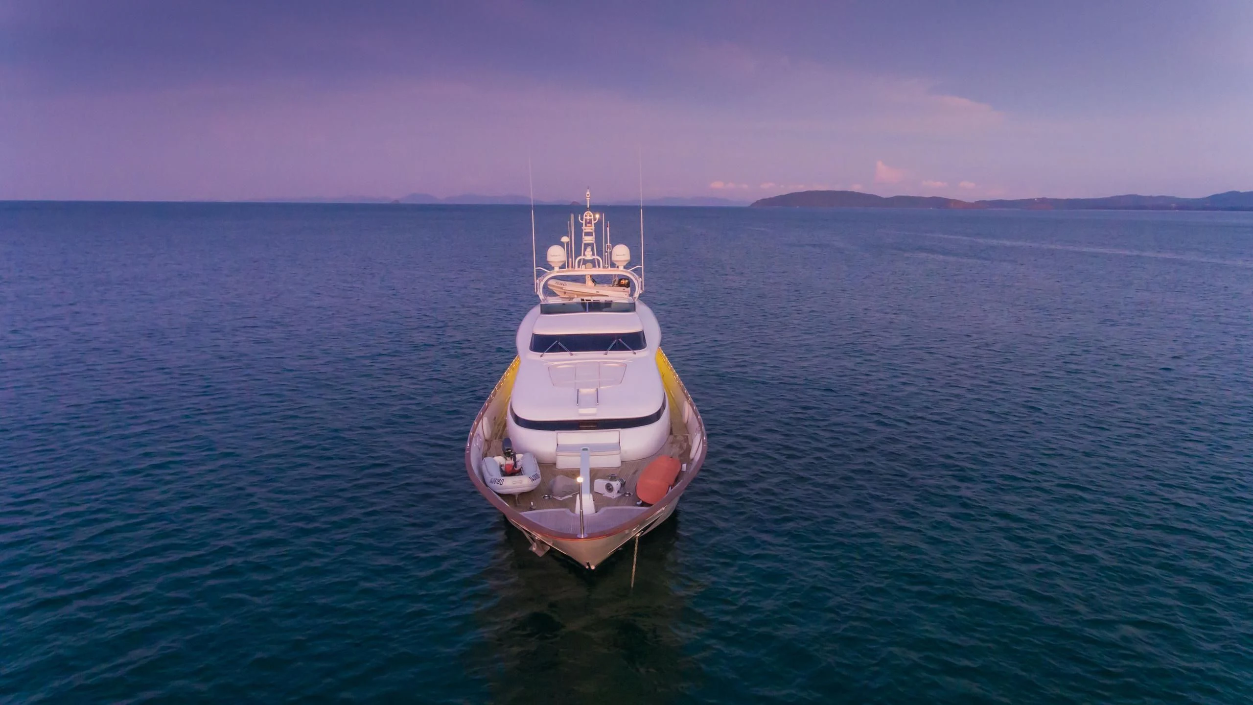 a boat in the water aboard AVELINE Yacht for Sale