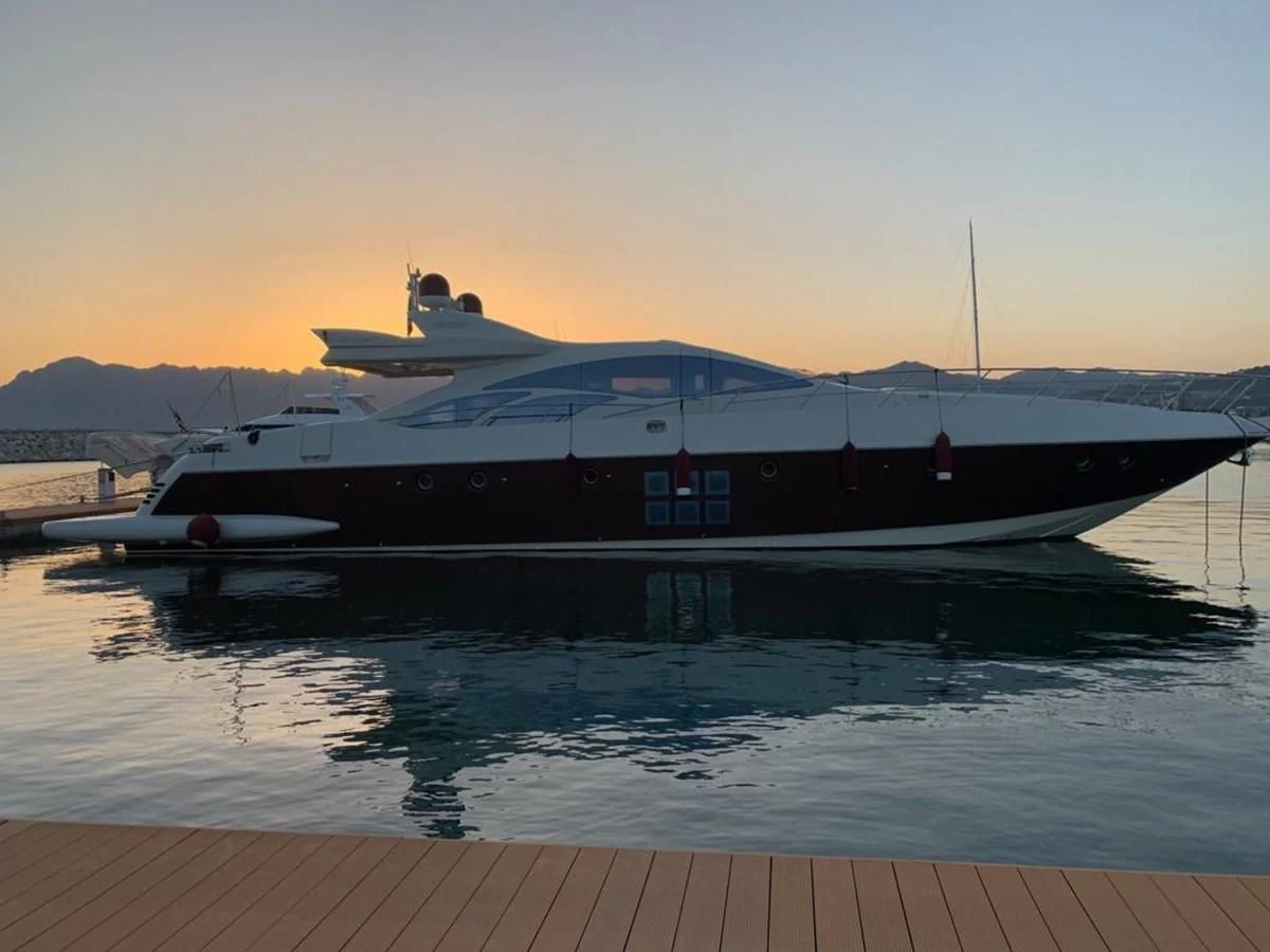 a boat on the water aboard MR LEO Yacht for Sale