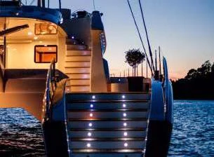 a boat on the water aboard ALLURES Yacht for Charter